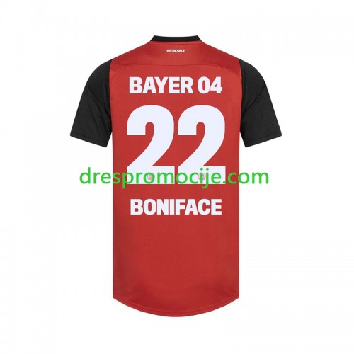 Bayer 04 Leverkusen Victor Boniface 22 Dres Domaći 2024/2025 Kratkih Rukava Bayer 04 Leverkusen Victor Boniface 22 Dres Domaći 2024/2025 Kratkih Rukava